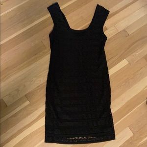Black lace BCBG dress